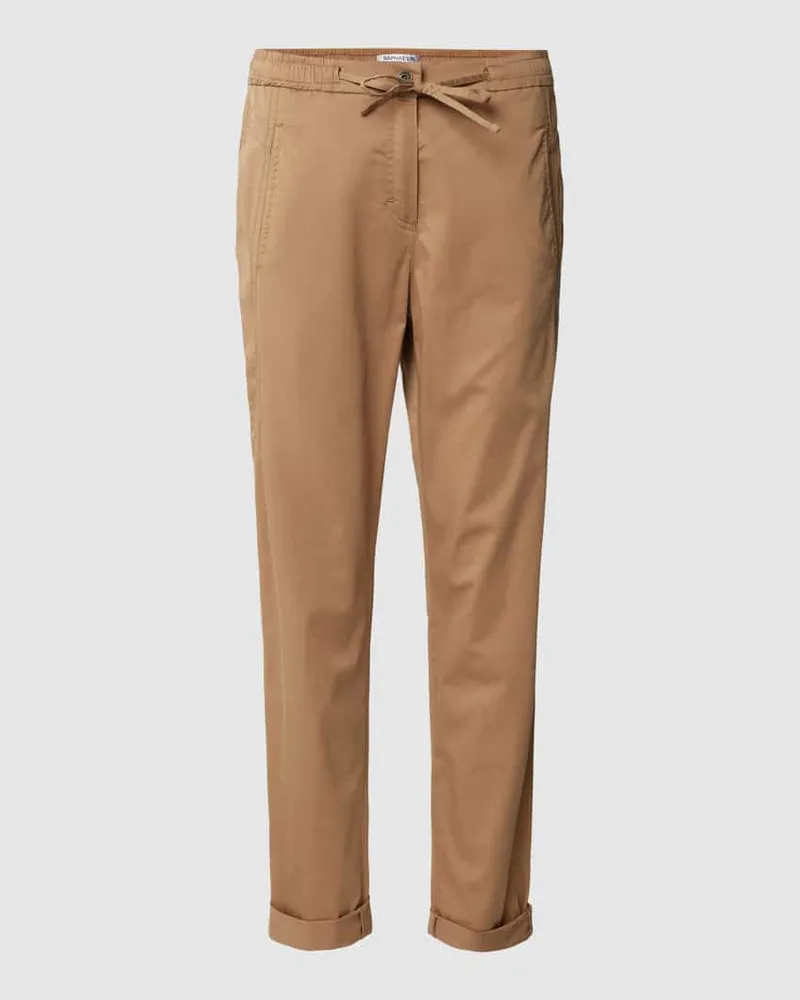 Brax Stoffhose mit Tunnelzug Taupe