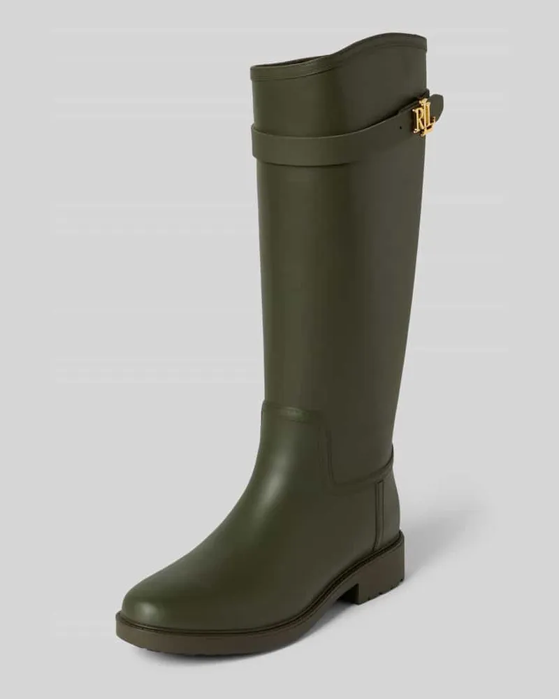 Ralph Lauren Stiefel mit Dornschließe Oliv