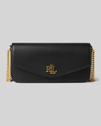 Ralph Lauren Handtasche mit Label-Applikation Modell 'SAWYER Black