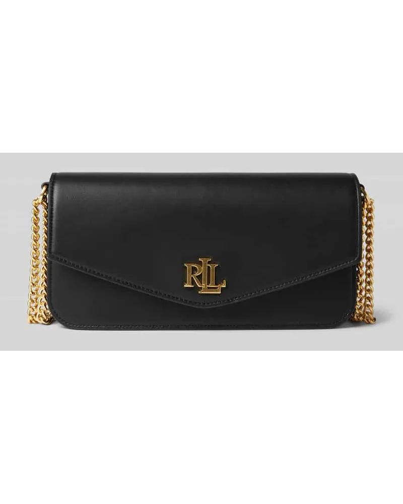 Ralph Lauren Handtasche mit Label-Applikation Modell 'SAWYER Black