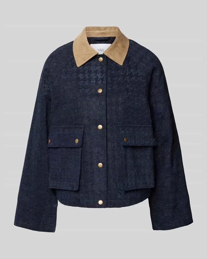Y.A.S Jacke mit Pattentaschen Modell 'VICKY Marine