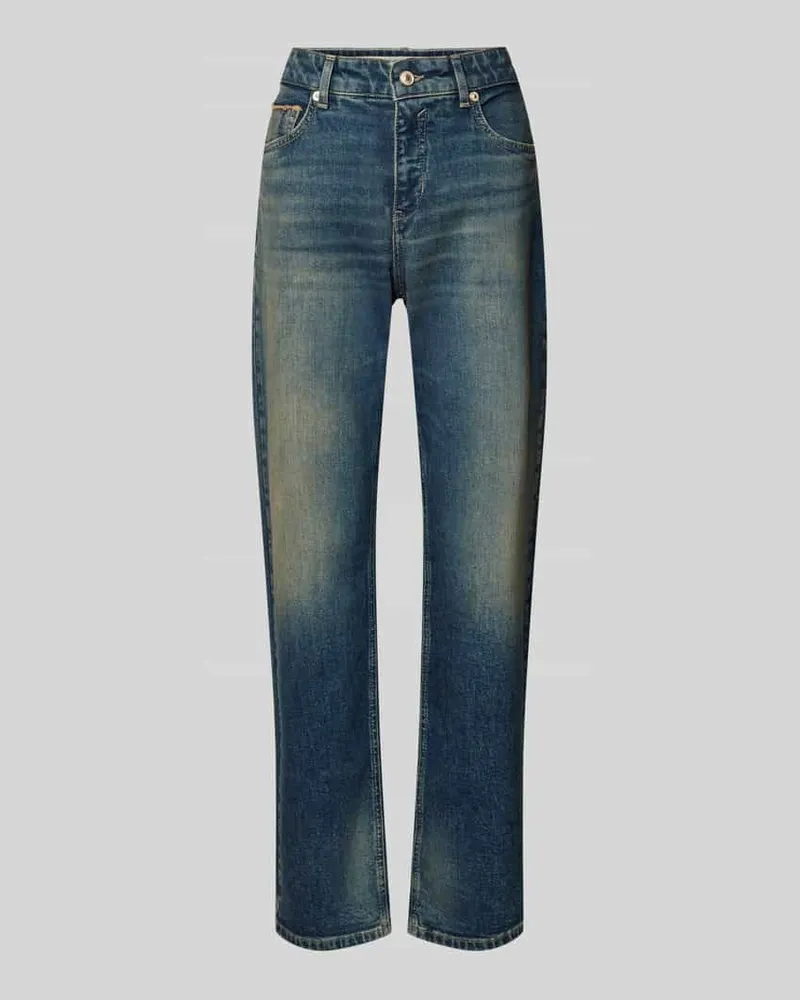 MAC Jeans Straight Leg Jeans im 5-Pocket-Design Hellblau