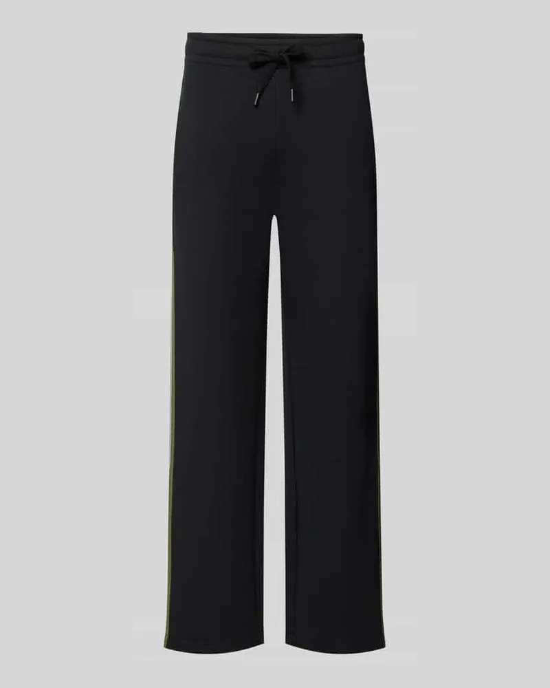 Paul Smith Flared Fit Sweatpants aus Baumwoll-Mix Metallic
