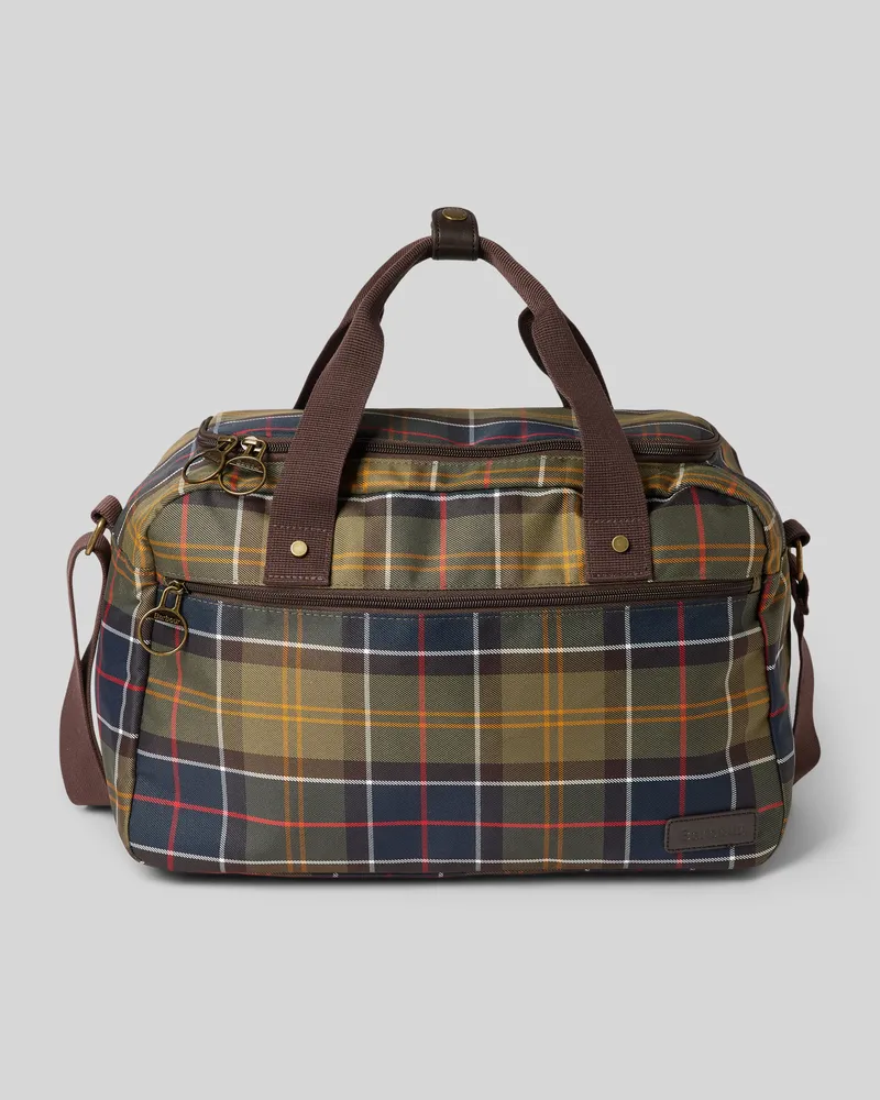 Barbour Duffle Bag mit Label-Patch Modell 'TORRIDON Oliv