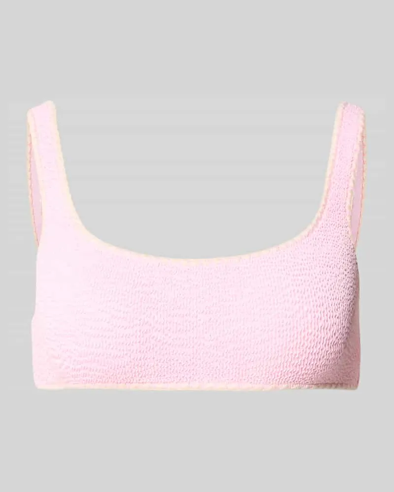 MC2 Saint Barth Bikini-Oberteil mit Strukturmuster Modell 'NAIMA Rosa