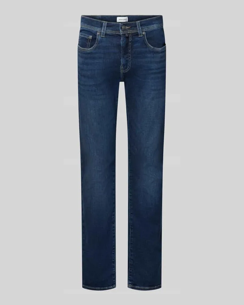 Pierre Cardin Regular Fit Jeans im 5-Pocket-Design Modell 'Lyon Dunkelblau