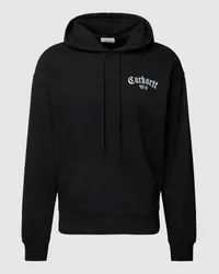 Carhartt WIP Hoodie mit Label-Stitching Black