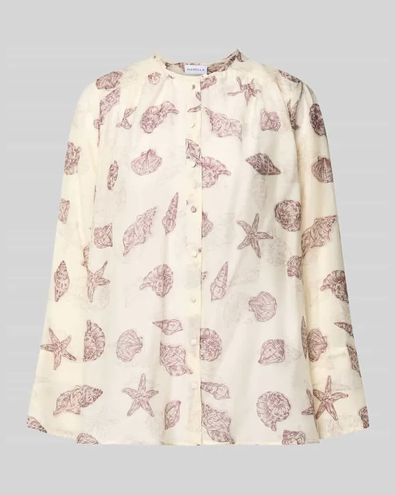 MARELLA Bluse mit Kimonoärmeln Modell 'DISCO Weiss