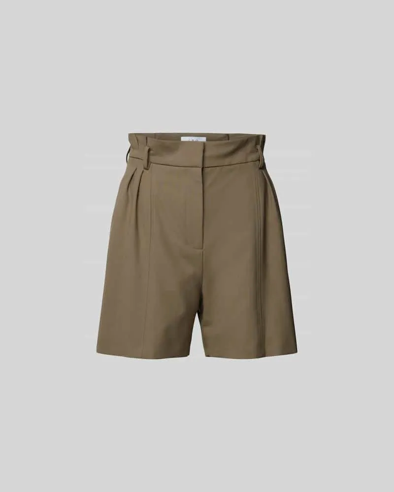 IRO Regular Fit Shorts mit Stretch-Anteil Khaki