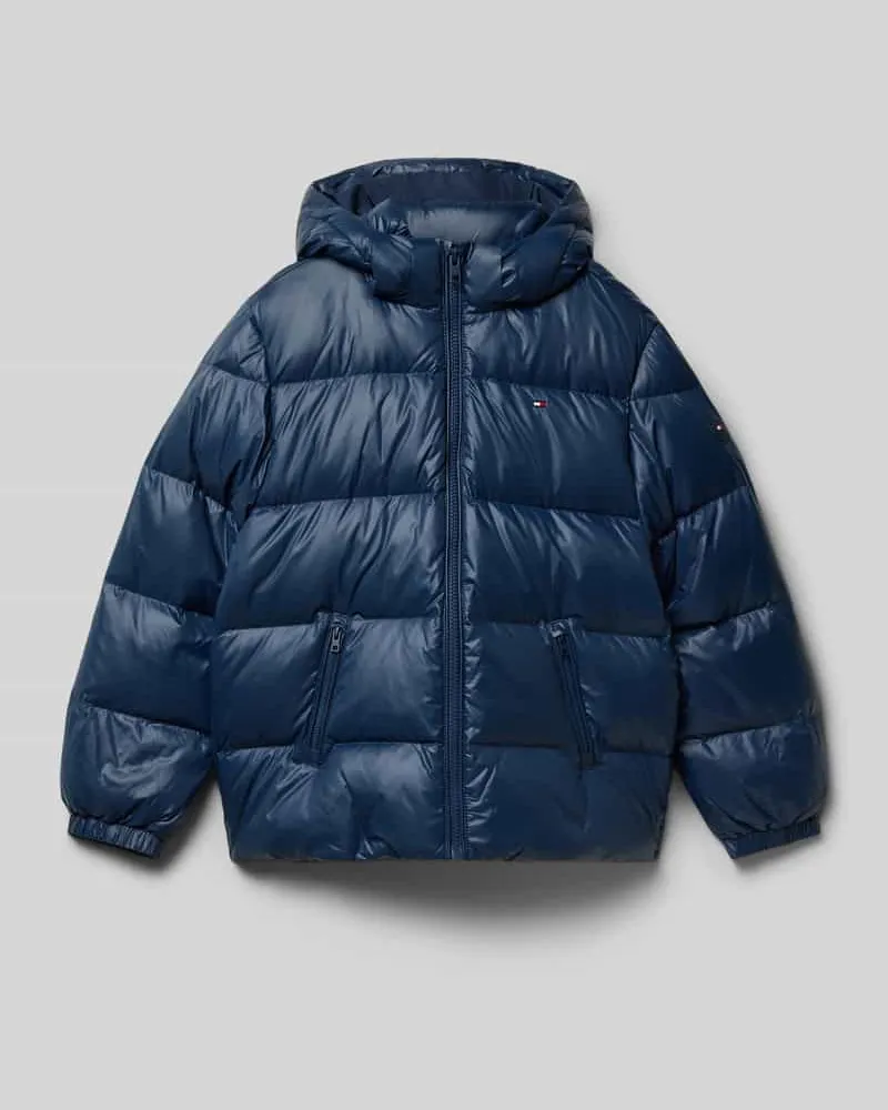Tommy Hilfiger Regular Fit Daunenjacke mit Steppnähten Marine