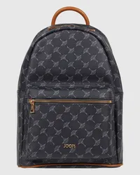 JOOP! Rucksack mit Logo-Muster Modell 'Salome Dunkelblau