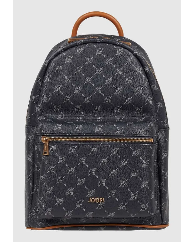 JOOP! Rucksack mit Logo-Muster Modell 'Salome Dunkelblau