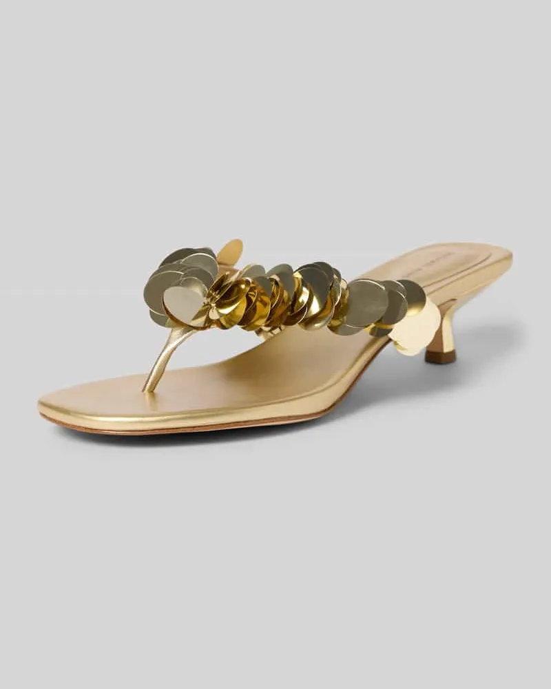 Michael Kors Sandaletten mit offener Ferse Modell 'Loretta Gold