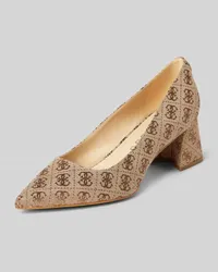 Guess Pumps mit Blockabsatz Modell 'ZANLY Beige