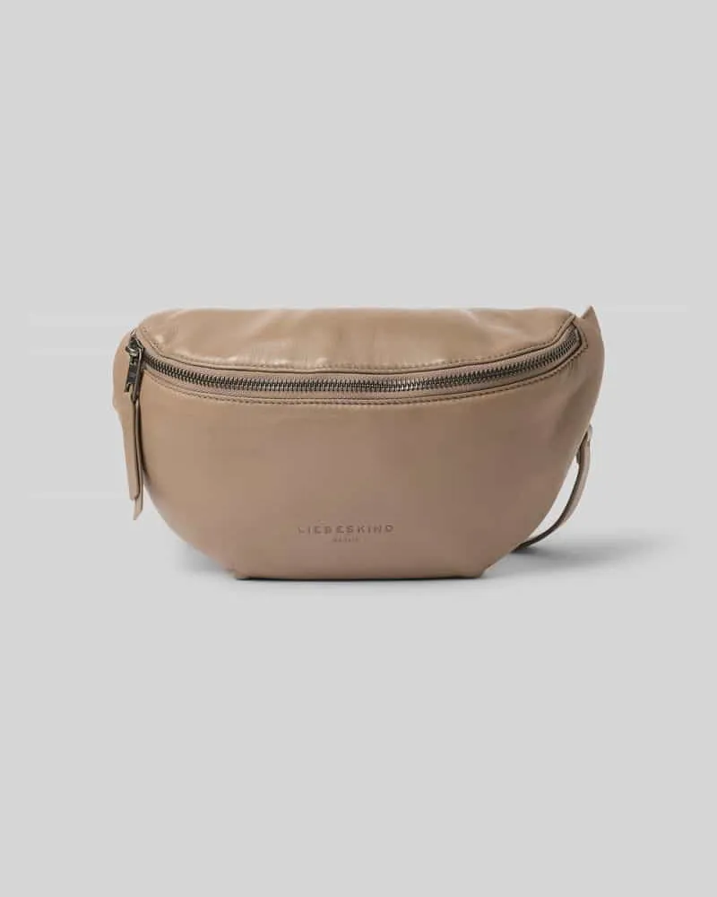 Liebeskind Handtasche aus Leder mit Label-Detail Modell 'Tavia Taupe