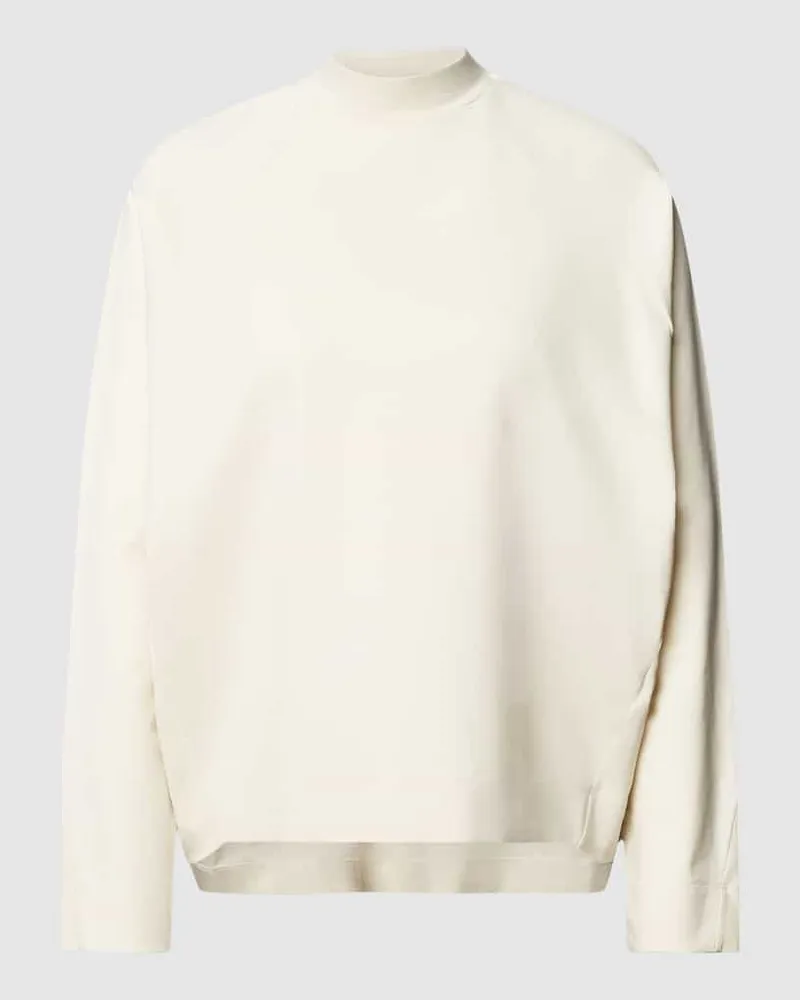 Drykorn Longsleeve mit Stehkragen Model 'OWENNA Offwhite