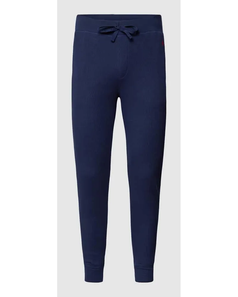 Ralph Lauren Sweatpants mit Strukturmuster Modell 'WAFFLE Marine