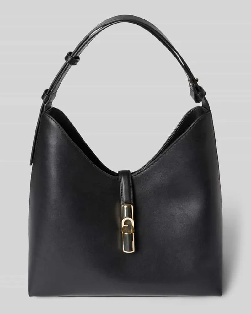 Furla Handtasche mit Tragehenkel Modell 'GOCCIA Black