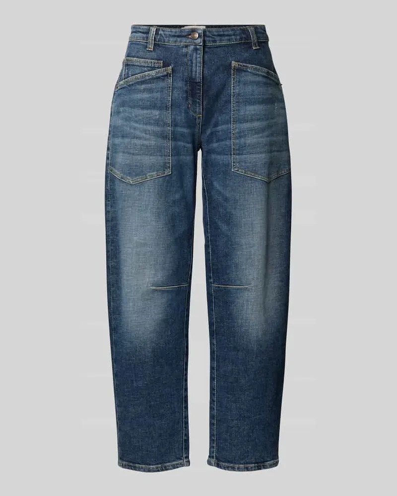Cambio Jeans mit 5-Pocket-Design Dunkelblau