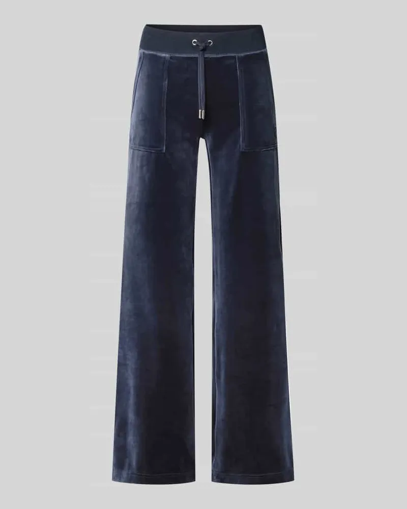 Juicy Couture Track Pants mit Eingrifftaschen Modell 'LAYLA Dunkelblau