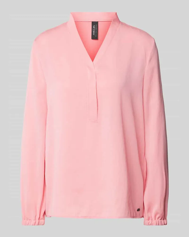 Marc Cain Blusenshirt mit V-Ausschnitt Pink