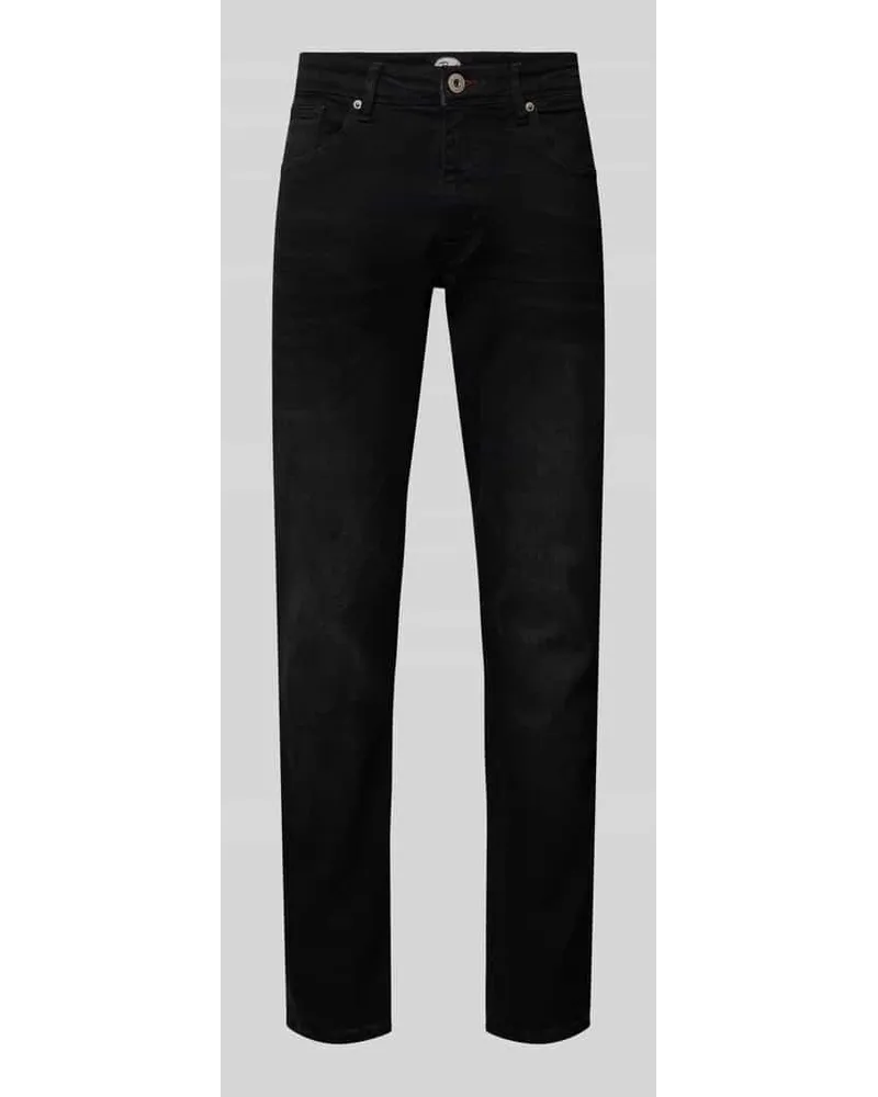 Petrol Industries Slim Fit Jeans im 5-Pocket-Design Black