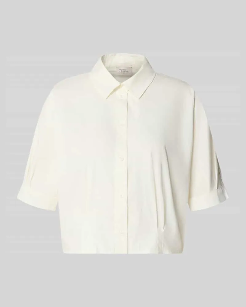 Vera Mont Regular Fit Hemdbluse mit Hemdblusenkragen Offwhite