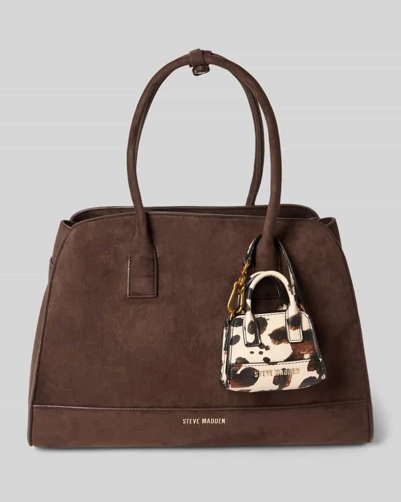 Steve Madden Handtasche mit Tragehenkel Modell 'Bharlii Dunkelbraun