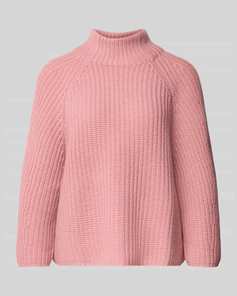 Herzen's Angelegenheit Strickpullover aus Woll-Kaschmir-Mix Altrosa