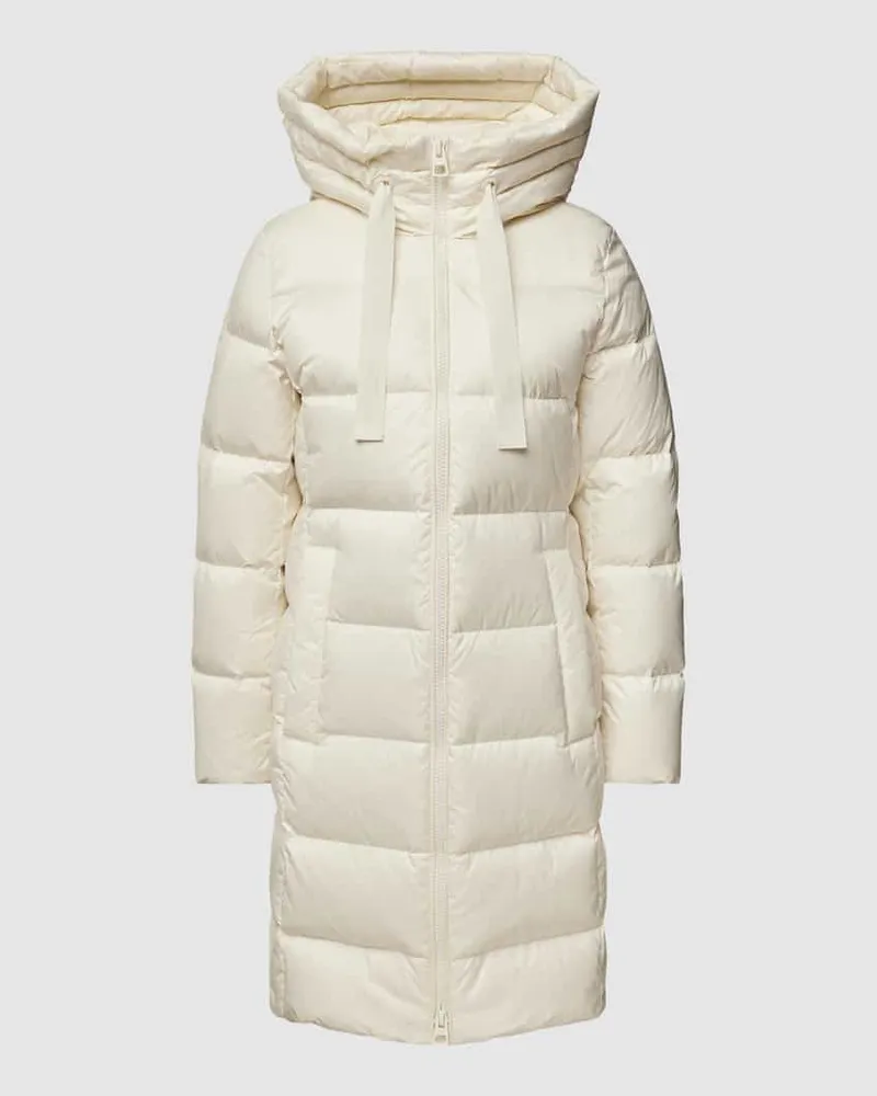 Marc O'Polo Daunenmantel mit Kapuze Offwhite