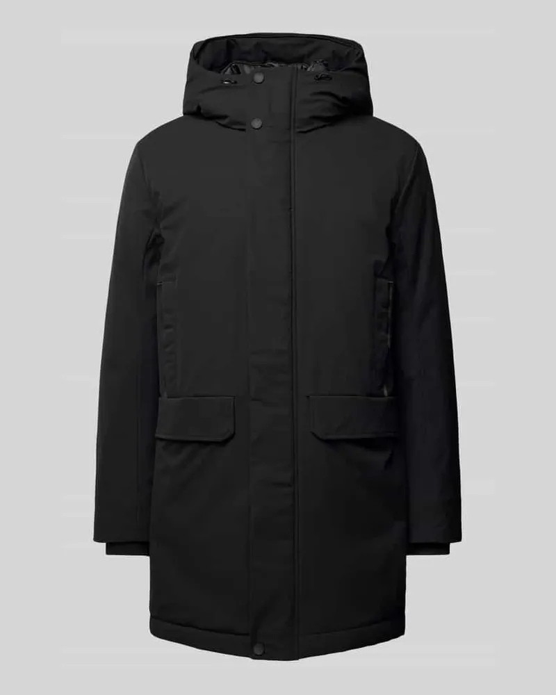 Tom Tailor Wasserabweisender Parka Black