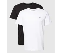 Regular Fit T-Shirt mit Logo-Print im 2er-Pack