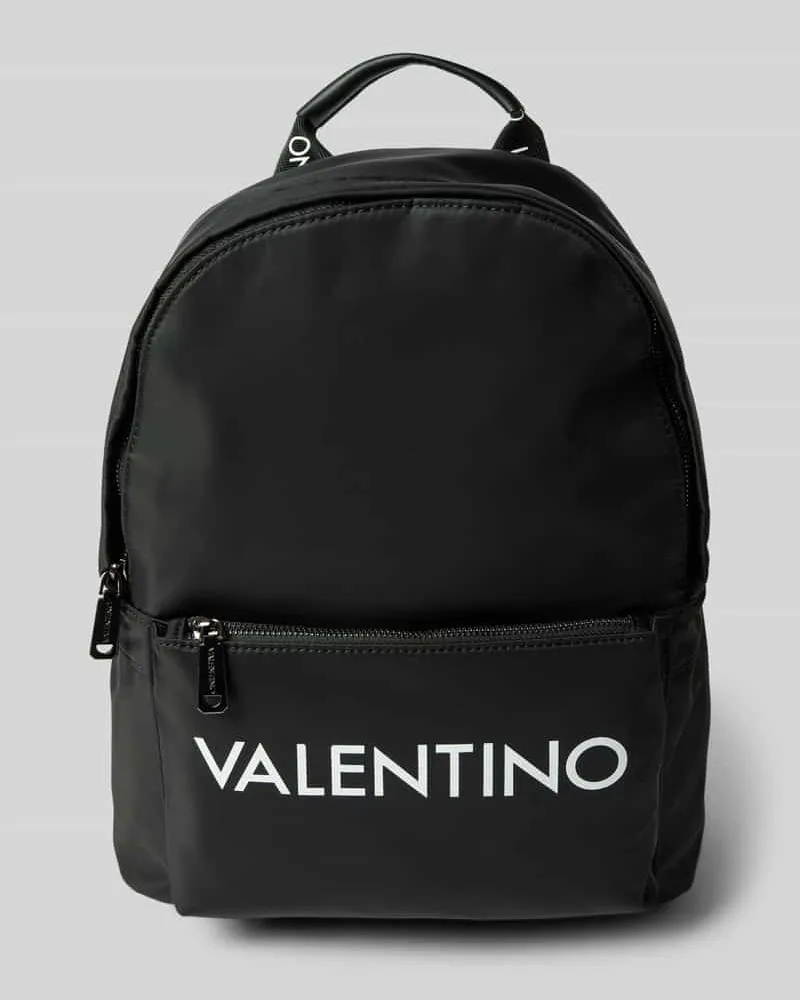 Valentino Garavani Rucksack mit Label-Print Modell 'ZAINO KYLO Black