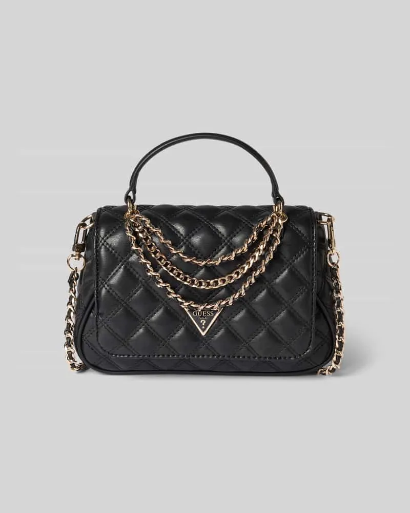 Guess Handtasche mit Steppnähten Modell 'GIULLY II Black