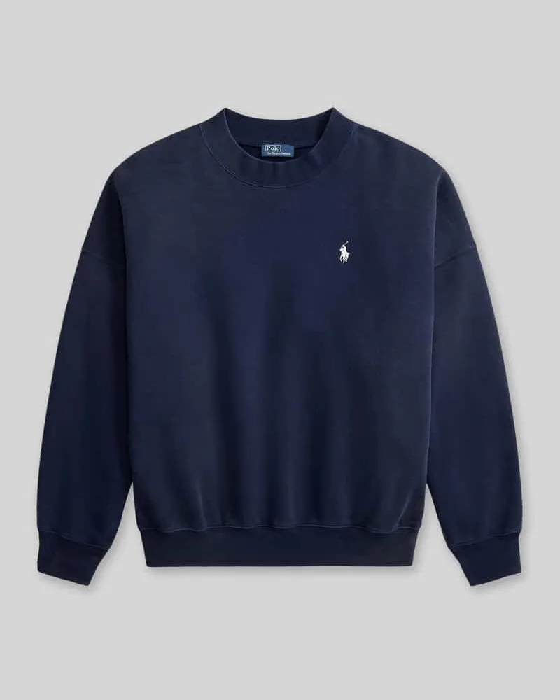 Ralph Lauren Oversized Sweatshirt aus Baumwoll-Mix Blau