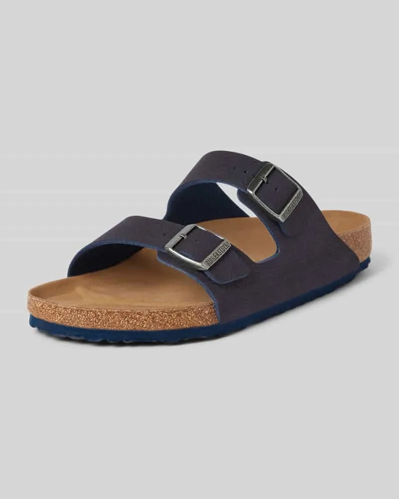 Birkenstock Slides mit Dornschließe Modell 'Arizona Dunkelblau