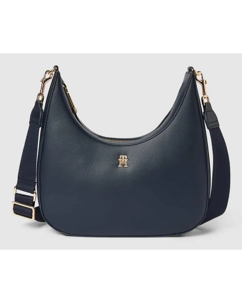 Tommy Hilfiger Handtasche mit Label-Applikation Modell 'ESSENTIAL Dunkelblau