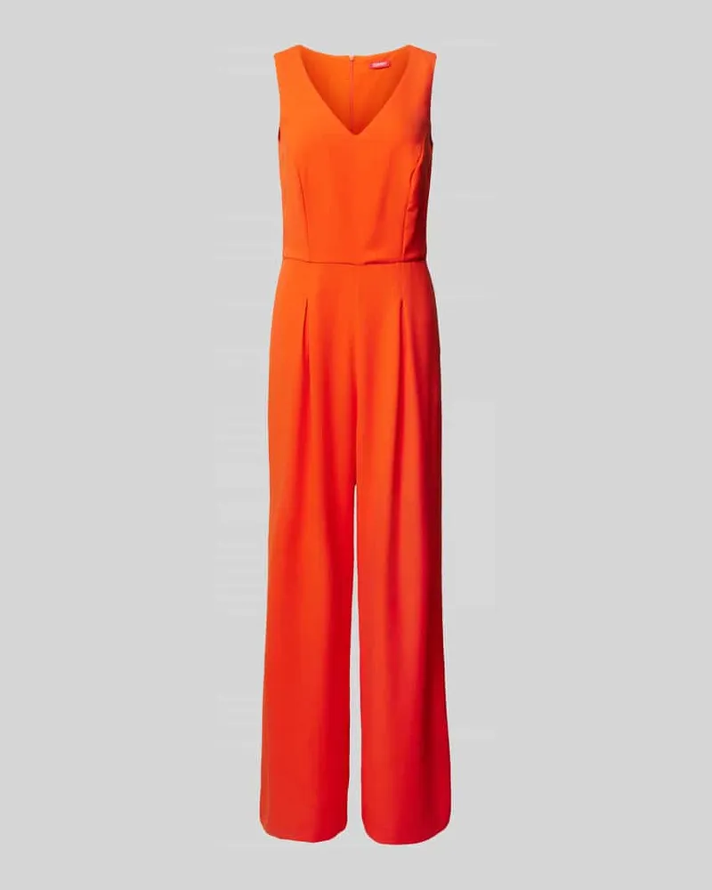 Esprit Jumpsuit in unifarbenem Design Orange