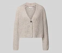 Strickjacke aus Kaschmir-Mix mit Knopfverschluss