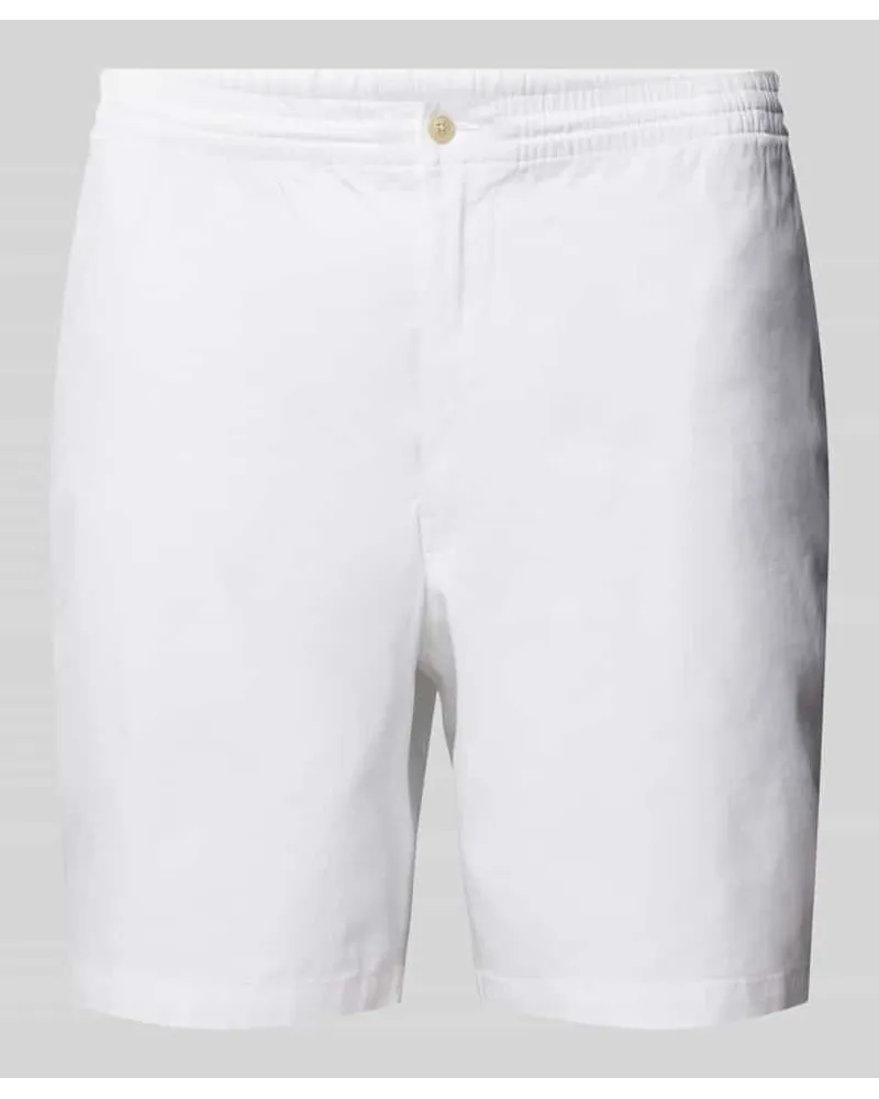 Ralph Lauren PLUS SIZE Shorts in unifarbenem Design Weiss