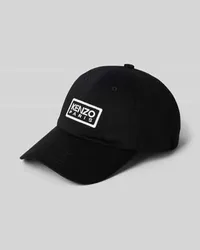 Kenzo Basecap mit Label-Stitching Black