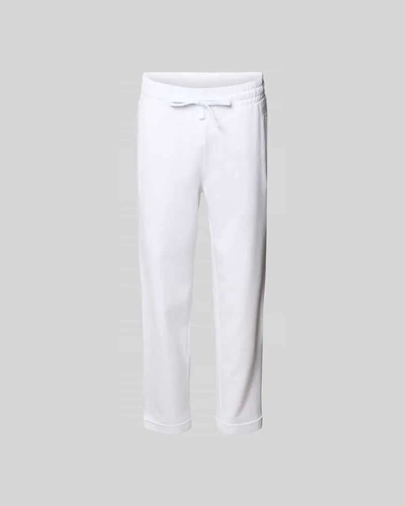 Juvia Sweatpants aus Baumwoll-Mix Weiss