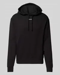 HUGO BOSS Hoodie mit Label-Print Modell 'Dapo Black