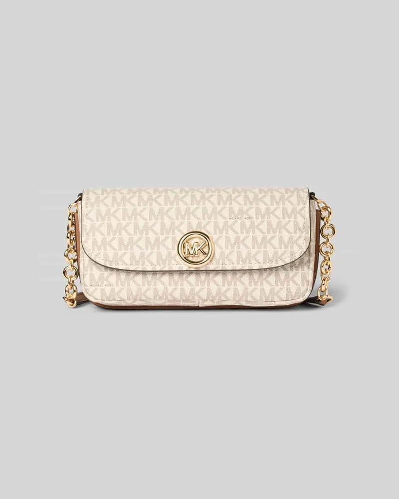 Michael Kors Falp Chain Bag mit Steckfach Modell 'NOLITA Ecru