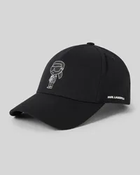 Karl Lagerfeld Basecap mit Label-Print Black