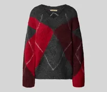 Strickpullover mit V-Ausschnitt