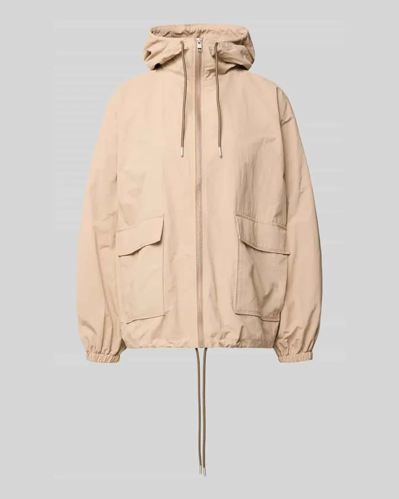 JAKE*S Jacke mit Kapuze und Pattentaschen Hellrosa