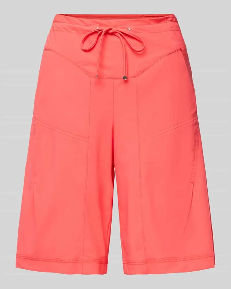RAFFAELLO ROSSI  Shorts in unifarbenem Design Koralle