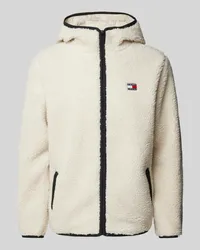 Tommy Hilfiger Sherpa Jacket mit Label-Patch Beige