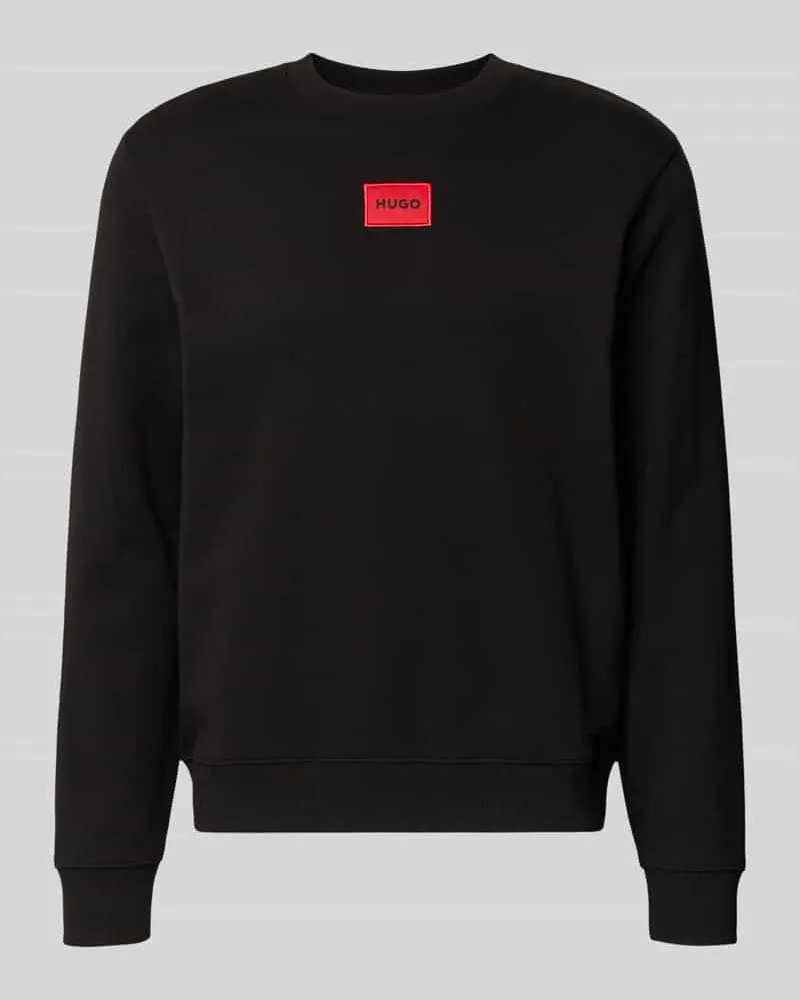 HUGO BOSS Sweatshirt aus Baumwolle Modell ' Diragol Black